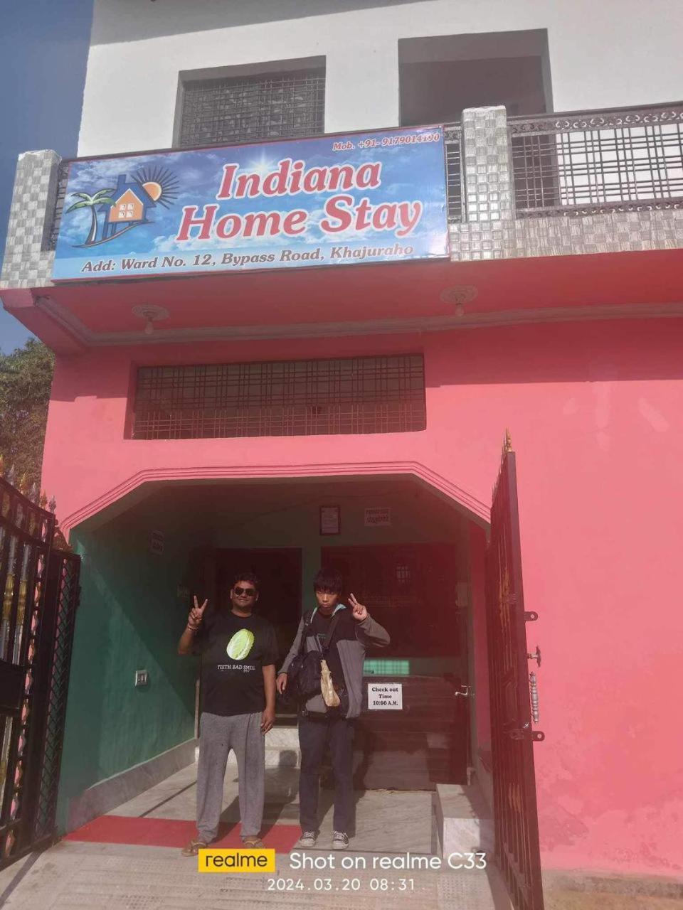 Indiana Home Stay Khajurāho Exterior foto