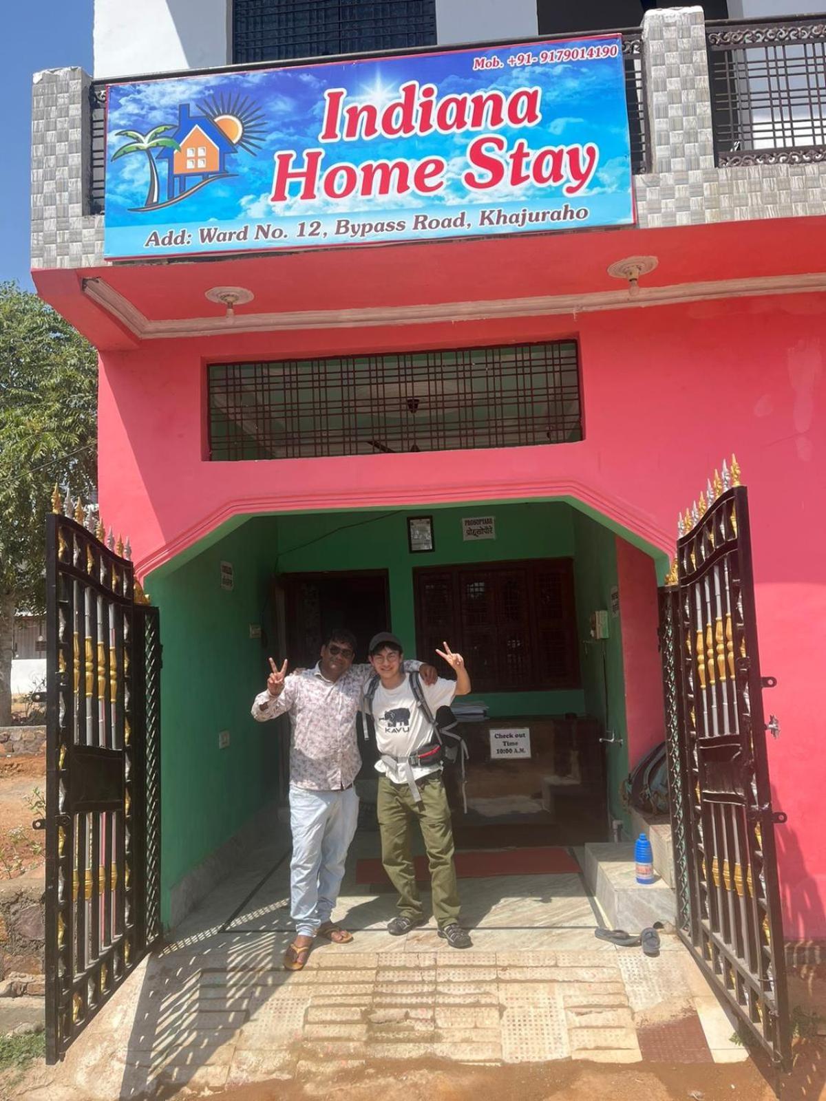 Indiana Home Stay Khajurāho Exterior foto