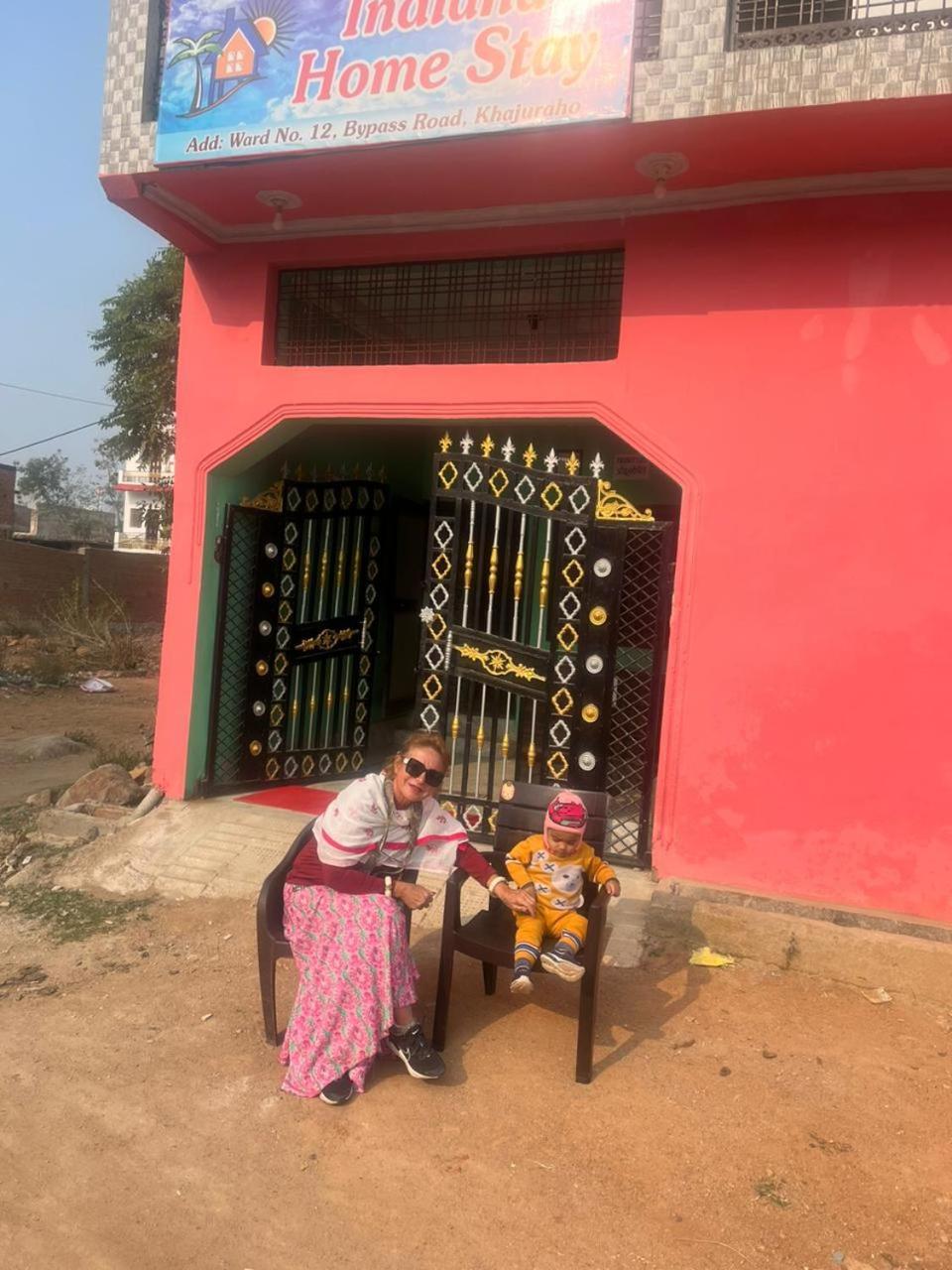 Indiana Home Stay Khajurāho Exterior foto